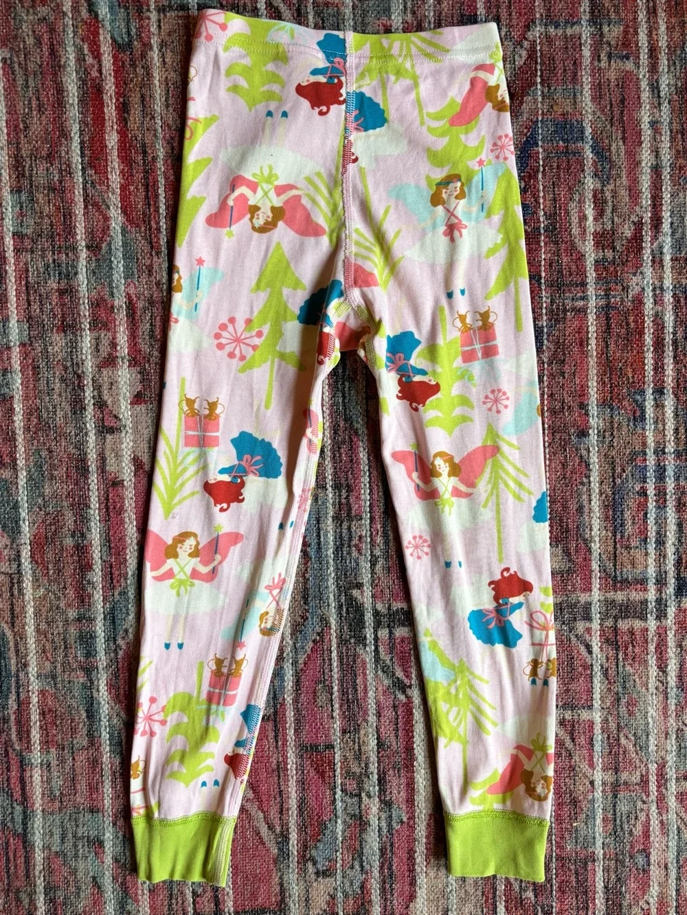 Hanna Andersson 5T Sugar Plum Fairy Holiday Long John Pajamas
